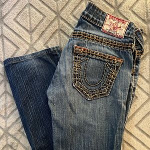 Size 25 True religion  boot cut Jeans